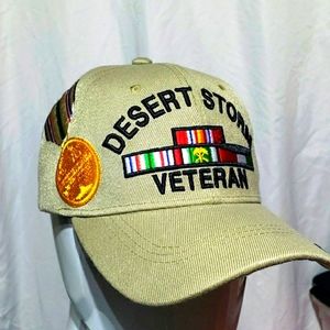 MILITARY DESERT STORM VETERAN Hat